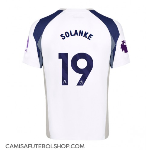 Camisa de time de futebol Tottenham Hotspur Dominic Solanke #19 Replicas 1º Equipamento 2025-26 Manga Curta Camisa de time de futebol Tottenham Hotspur Dominic Solanke #19 Replicas 1º Equipamento 2025-26 Manga Curta
